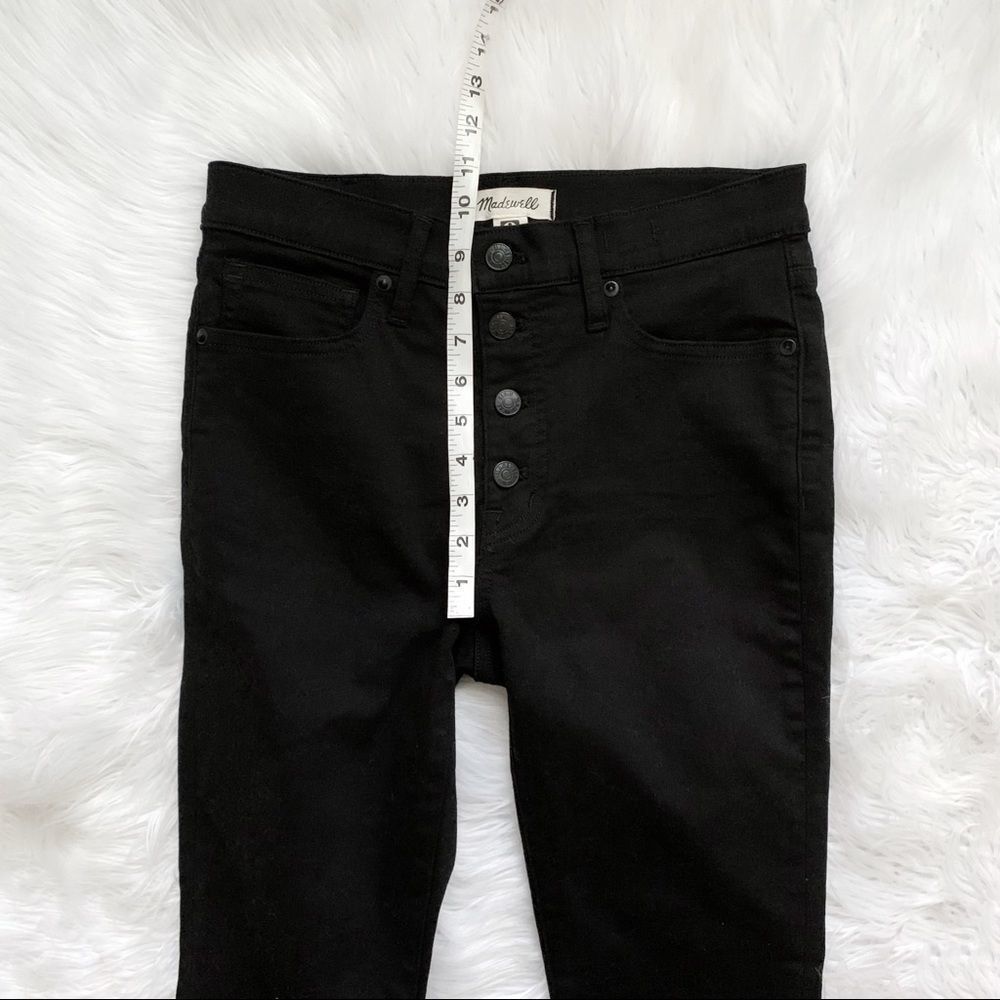 MADEWELL High Rise Black Skinny Jeans! - Picture 6 of 8